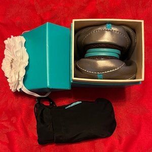 Tieks in Metallic Pewter - perfect condition (worn once)